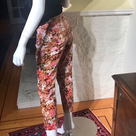 Line-a Domani Floral Print Skinny Ankle Pants - Picture 5 of 11